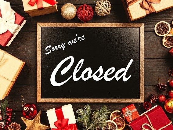 Weihnachtsschließzeit Weihnachtsschließzeit