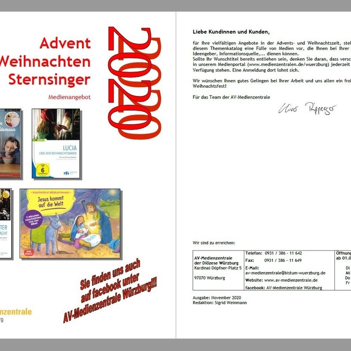 Advent-Weihnachten-Sternsinger - Ausgabe 2020