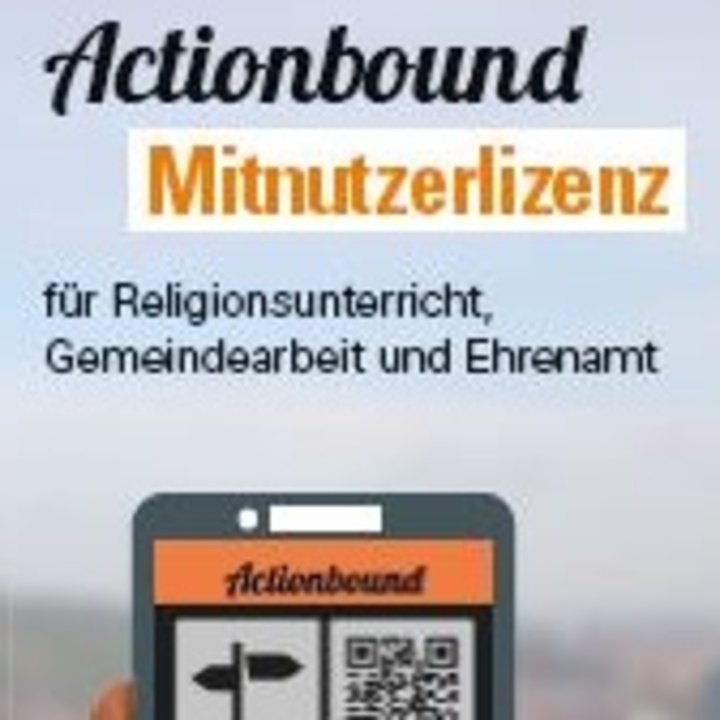 Flyer Actionbound Mitnutzer-Lizenz Titelseite
