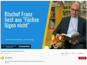 Bischof Franz liest aus Füchse lügen nicht